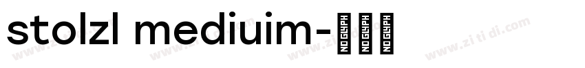 stolzl mediuim字体转换